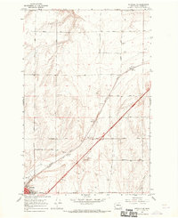 Download a high-resolution, GPS-compatible USGS topo map for Ritzville NE, WA (1970 edition)