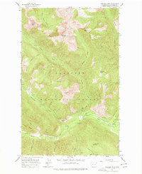Download a high-resolution, GPS-compatible USGS topo map for Robinson Mtn, WA (1977 edition)