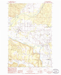 Download a high-resolution, GPS-compatible USGS topo map for Rochester, WA (1986 edition)