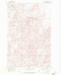preview thumbnail of historical topo map of Lincoln County, WA in 1969