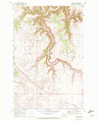 Download a high-resolution, GPS-compatible USGS topo map for Rocklyn, WA (1972 edition)