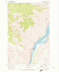 Download a high-resolution, GPS-compatible USGS topo map for Rocky Reach Dam, WA (1973 edition)