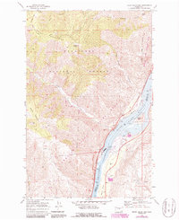Download a high-resolution, GPS-compatible USGS topo map for Rocky Reach Dam, WA (1987 edition)