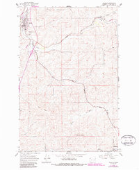 preview thumbnail of historical topo map of Rosalia, WA in 1964