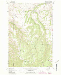 Download a high-resolution, GPS-compatible USGS topo map for Rose Springs, WA (1983 edition)