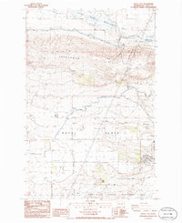 Download a high-resolution, GPS-compatible USGS topo map for Royal City, WA (1986 edition)