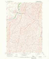 Download a high-resolution, GPS-compatible USGS topo map for Rulo, WA (1967 edition)