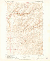 Download a high-resolution, GPS-compatible USGS topo map for Rye Grass Coulee, WA (1965 edition)