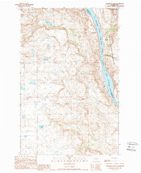Download a high-resolution, GPS-compatible USGS topo map for Sanderson Creek, WA (1989 edition)