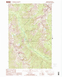 preview thumbnail of historical topo map of Chelan County, WA in 1988