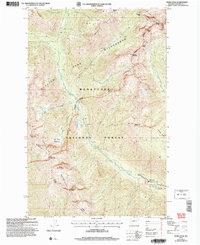 Download a high-resolution, GPS-compatible USGS topo map for Saska Peak, WA (2008 edition)