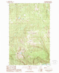 Download a high-resolution, GPS-compatible USGS topo map for Sauk Mountain, WA (1989 edition)