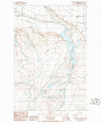 Download a high-resolution, GPS-compatible USGS topo map for Scooteney Reservoir, WA (1986 edition)