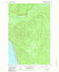 Download a high-resolution, GPS-compatible USGS topo map for Shale Slough, WA (1982 edition)