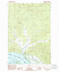 Download a high-resolution, GPS-compatible USGS topo map for Shamokawa, WA (1985 edition)
