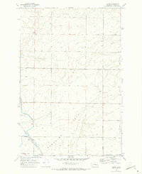 preview thumbnail of historical topo map of Adams County, WA in 1970
