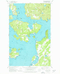 Download a high-resolution, GPS-compatible USGS topo map for Shaw Island, WA (1977 edition)