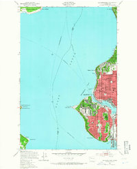 Download a high-resolution, GPS-compatible USGS topo map for Shilshole Bay, WA (1966 edition)