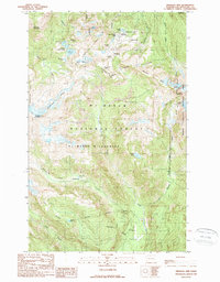 Download a high-resolution, GPS-compatible USGS topo map for Shuksan Arm, WA (1989 edition)