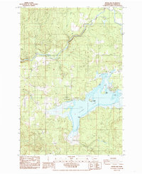 Download a high-resolution, GPS-compatible USGS topo map for Silver Lake, WA (1985 edition)