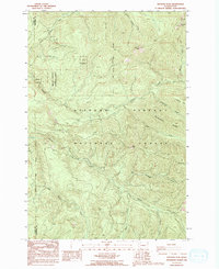 Download a high-resolution, GPS-compatible USGS topo map for Siouxon Peak, WA (1994 edition)