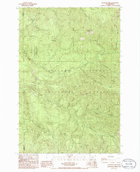 Download a high-resolution, GPS-compatible USGS topo map for Siouxon Peak, WA (1986 edition)