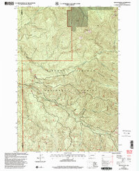 Download a high-resolution, GPS-compatible USGS topo map for Siouxon Peak, WA (2003 edition)