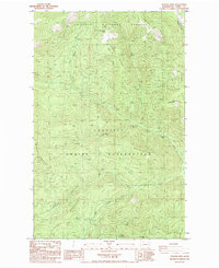 Download a high-resolution, GPS-compatible USGS topo map for Sitdown Mtn, WA (1985 edition)
