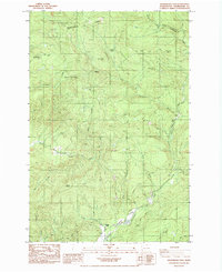 Download a high-resolution, GPS-compatible USGS topo map for Skamokawa Pass, WA (1985 edition)