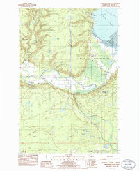 preview thumbnail of historical topo map of Mason County, WA in 1986