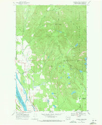 Download a high-resolution, GPS-compatible USGS topo map for Skookum Creek, WA (1971 edition)