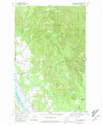 Download a high-resolution, GPS-compatible USGS topo map for Skookum Creek, WA (1986 edition)