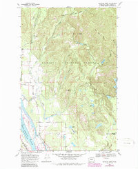 Download a high-resolution, GPS-compatible USGS topo map for Skookum Creek, WA (1981 edition)
