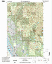 Download a high-resolution, GPS-compatible USGS topo map for Skookum Creek, WA (2000 edition)