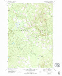 Download a high-resolution, GPS-compatible USGS topo map for Sleeping Beauty, WA (1973 edition)