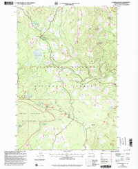 Download a high-resolution, GPS-compatible USGS topo map for Sleeping Beauty, WA (2003 edition)