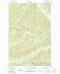 Download a high-resolution, GPS-compatible USGS topo map for Slide Peak, WA (1986 edition)