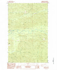 Download a high-resolution, GPS-compatible USGS topo map for Snider Peak, WA (1984 edition)