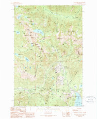Download a high-resolution, GPS-compatible USGS topo map for Snoqualmie Pass, WA (1989 edition)