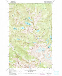 Download a high-resolution, GPS-compatible USGS topo map for Snowking Mtn, WA (1982 edition)