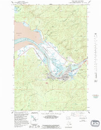 Download a high-resolution, GPS-compatible USGS topo map for South Bend, WA (1995 edition)