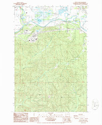 Download a high-resolution, GPS-compatible USGS topo map for South Elma, WA (1986 edition)