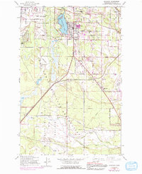 Download a high-resolution, GPS-compatible USGS topo map for Spanaway, WA (1991 edition)