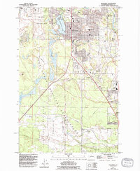 Download a high-resolution, GPS-compatible USGS topo map for Spanaway, WA (1994 edition)