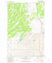preview thumbnail of historical topo map of Spokane County, WA in 1980