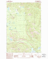 preview thumbnail of historical topo map of Yakima County, WA in 1988