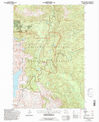 Download a high-resolution, GPS-compatible USGS topo map for Spirit Lake East, WA (1996 edition)
