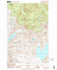 Download a high-resolution, GPS-compatible USGS topo map for Spirit Lake West, WA (1984 edition)