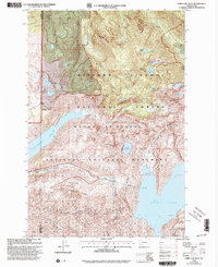 Download a high-resolution, GPS-compatible USGS topo map for Spirit Lake West, WA (2003 edition)