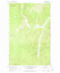 Download a high-resolution, GPS-compatible USGS topo map for Spirit, WA (1978 edition)